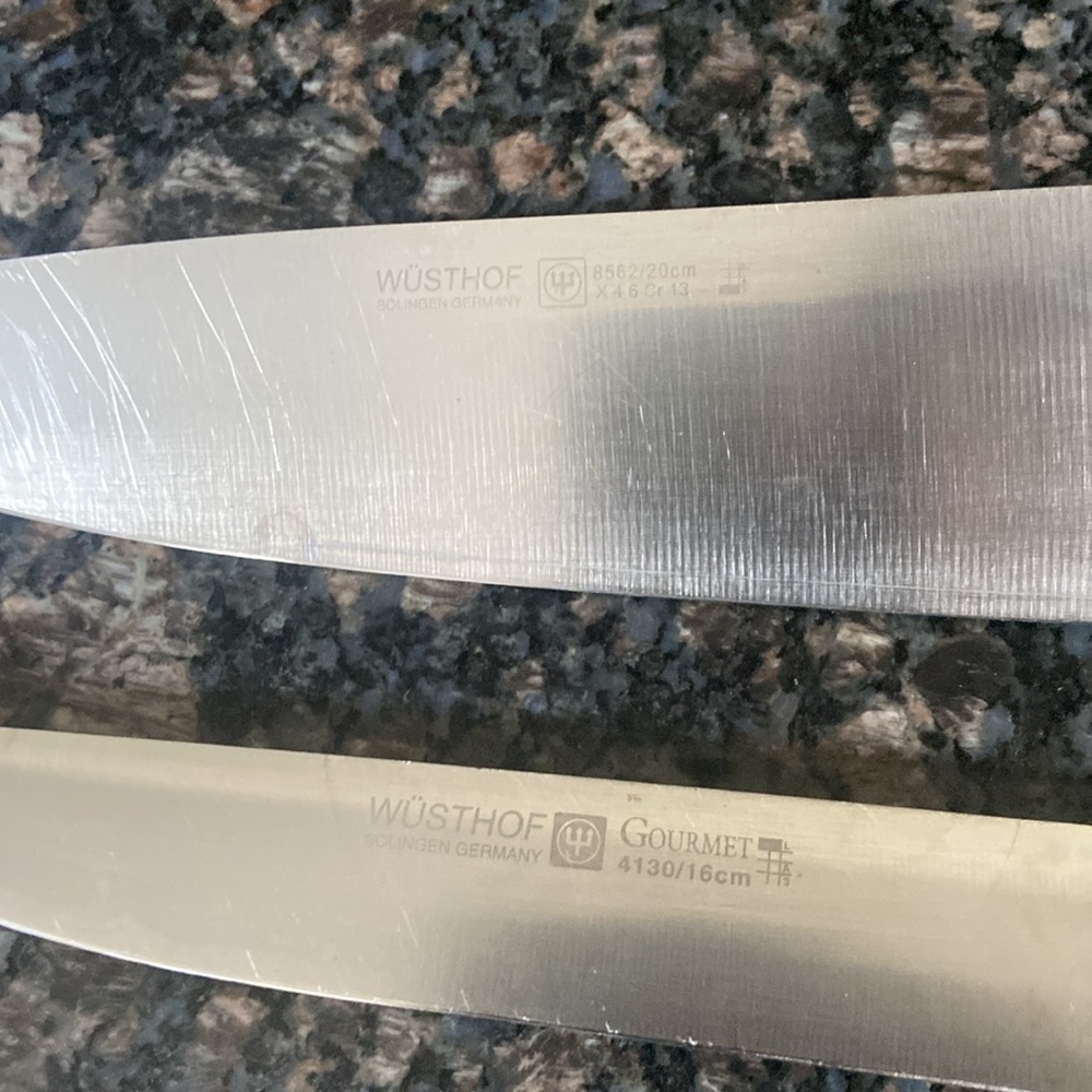 Pair of Wusthof chef knives - Picture 2 of 5